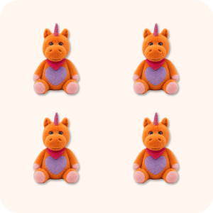 Buddy Unicorn Plush 4PCS