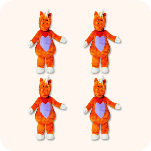 Buddy Unicorn Plush 4PCS